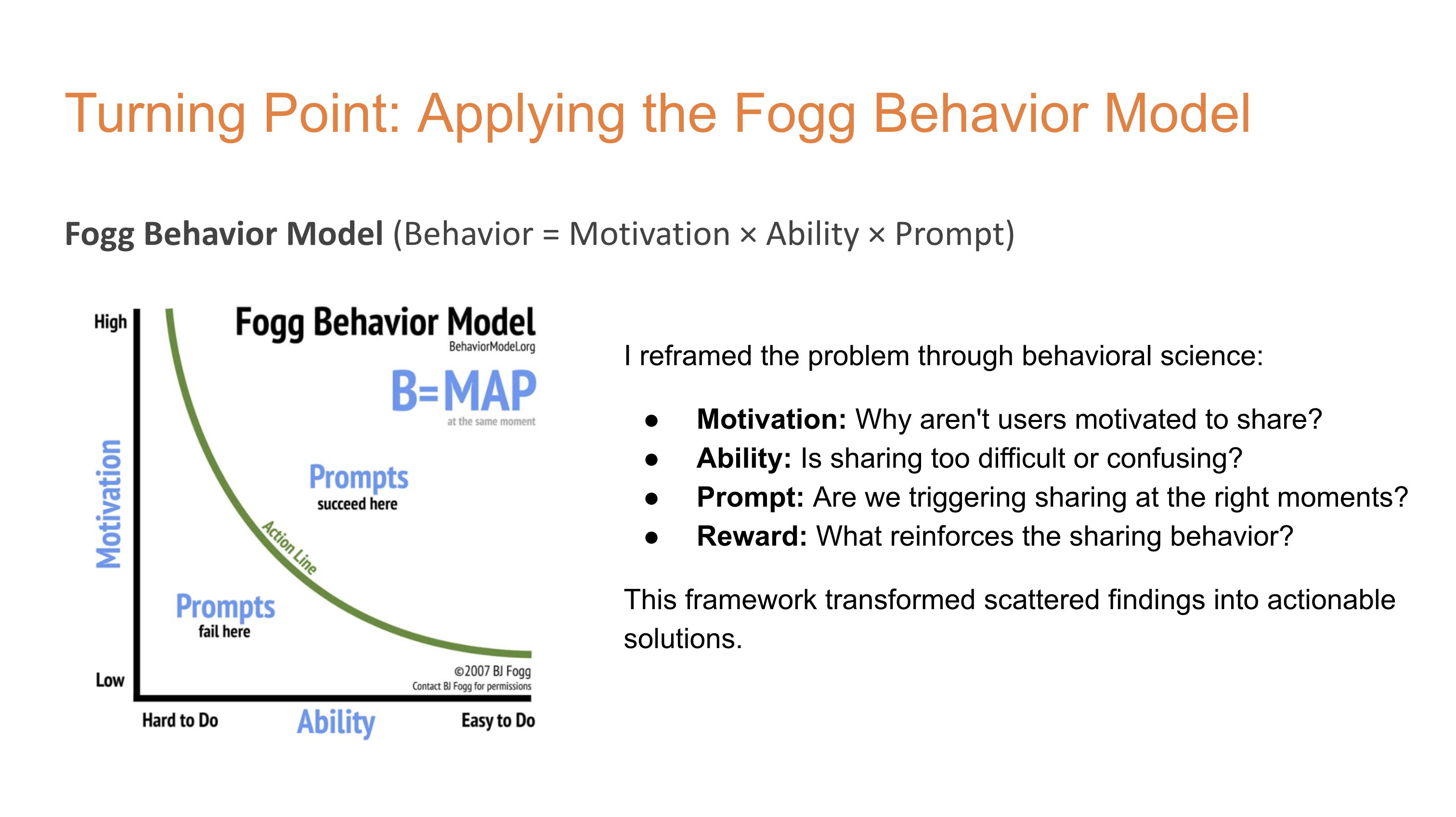 PPT Slide 8: Fogg Behavior Model